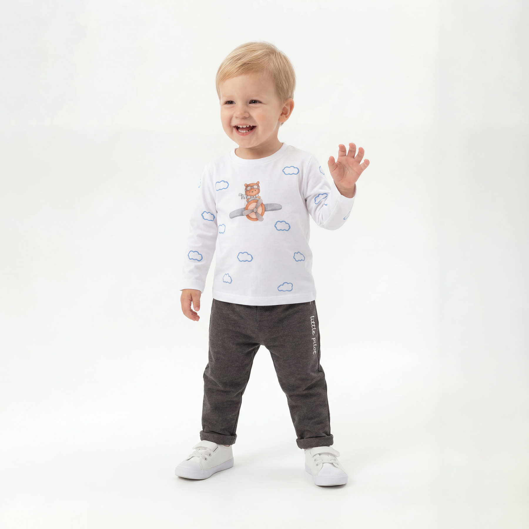 Little Pilot Erkek Bebek Takım