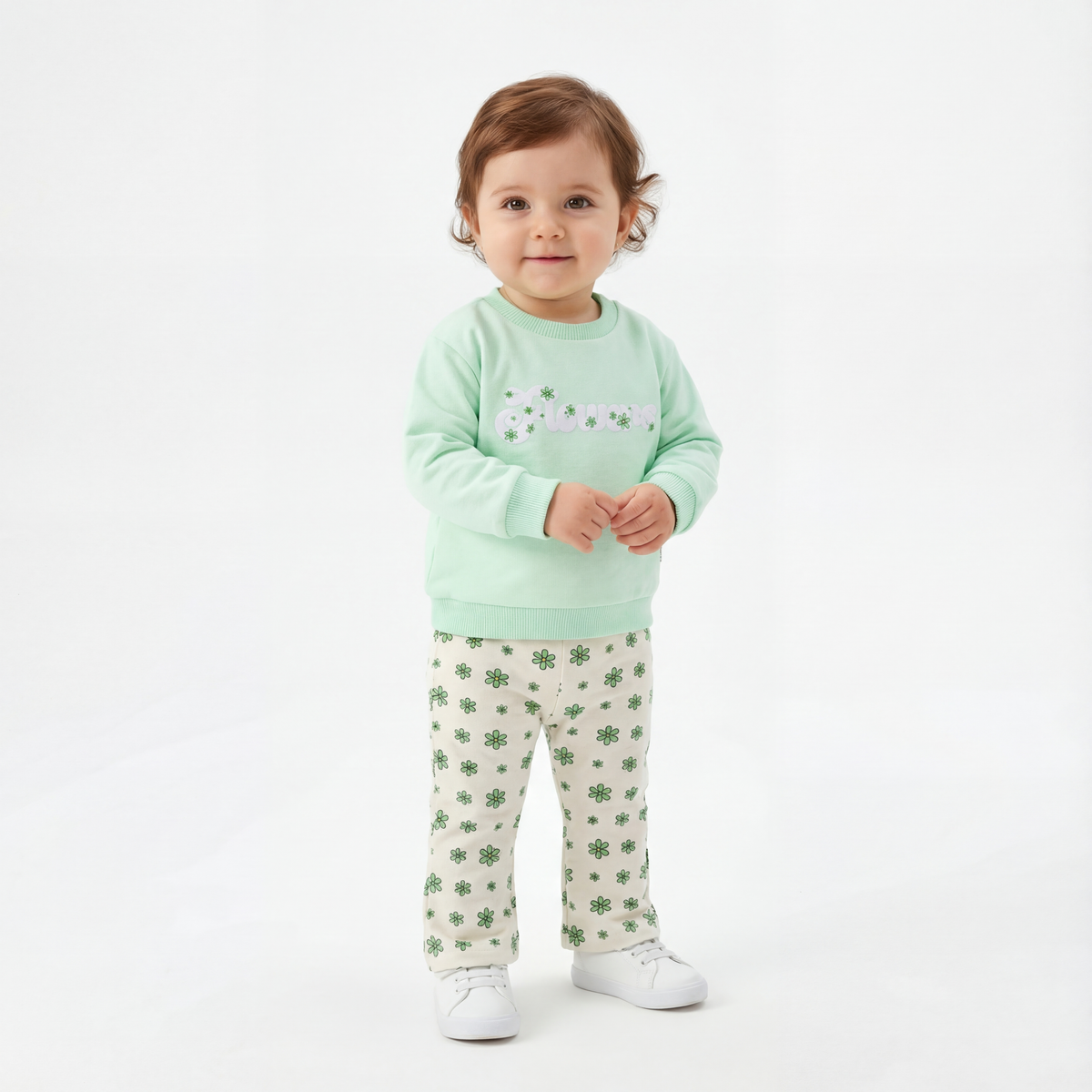 Flowers Kız Bebek Takım