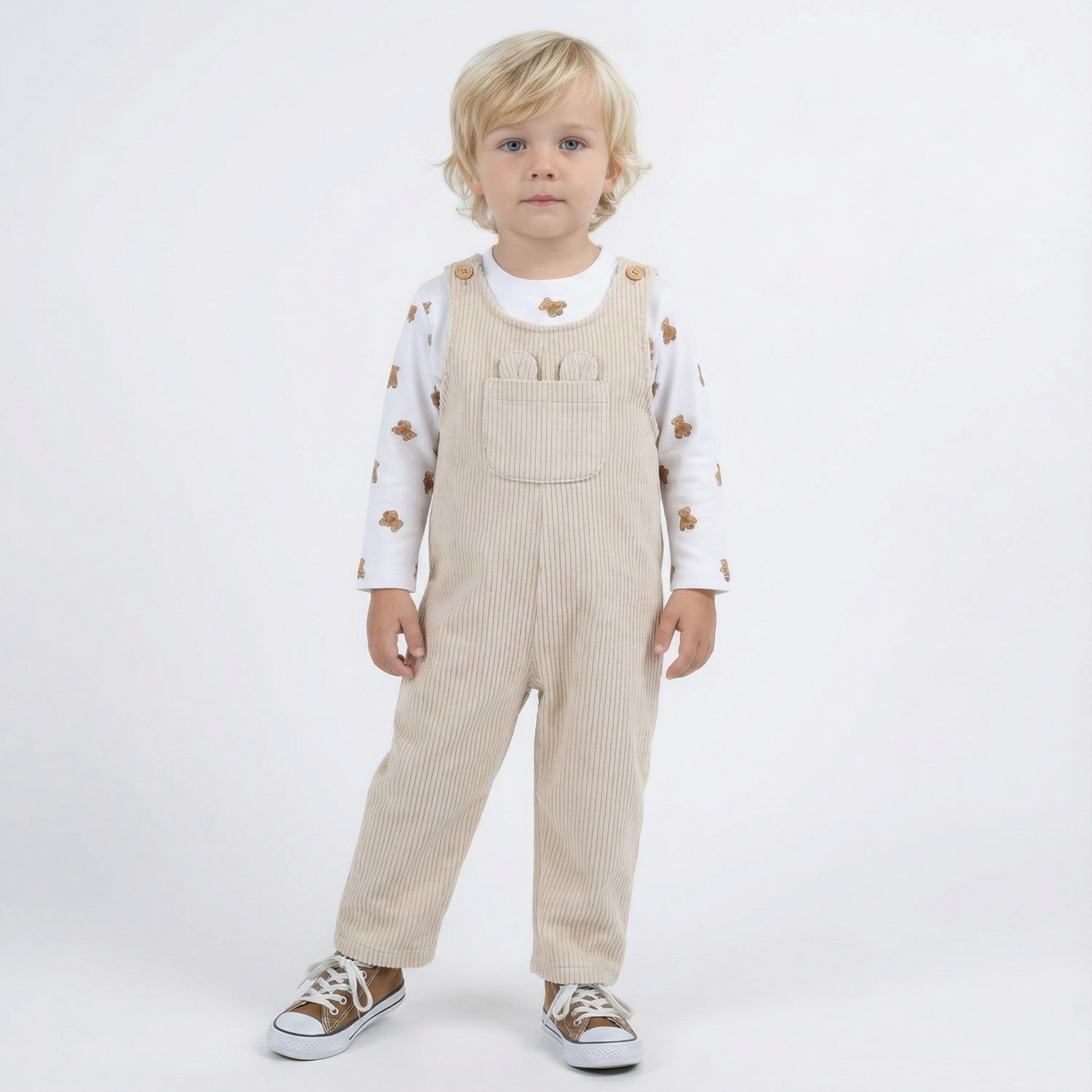 Teddy Erkek Salopet Takım