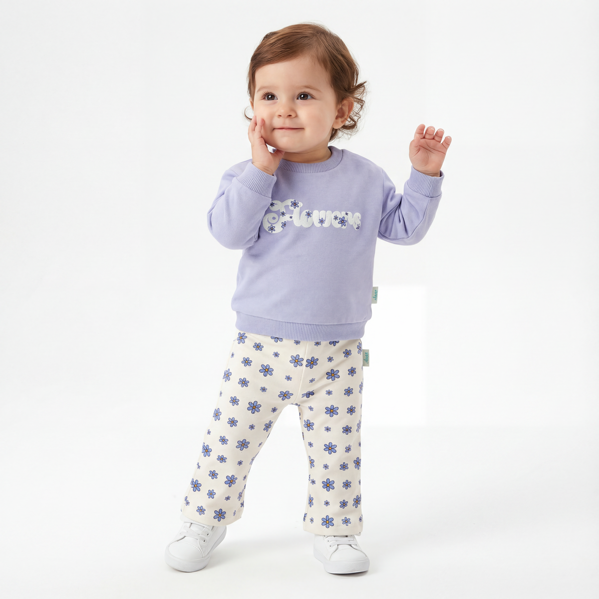 Flowers Kız Bebek Takım