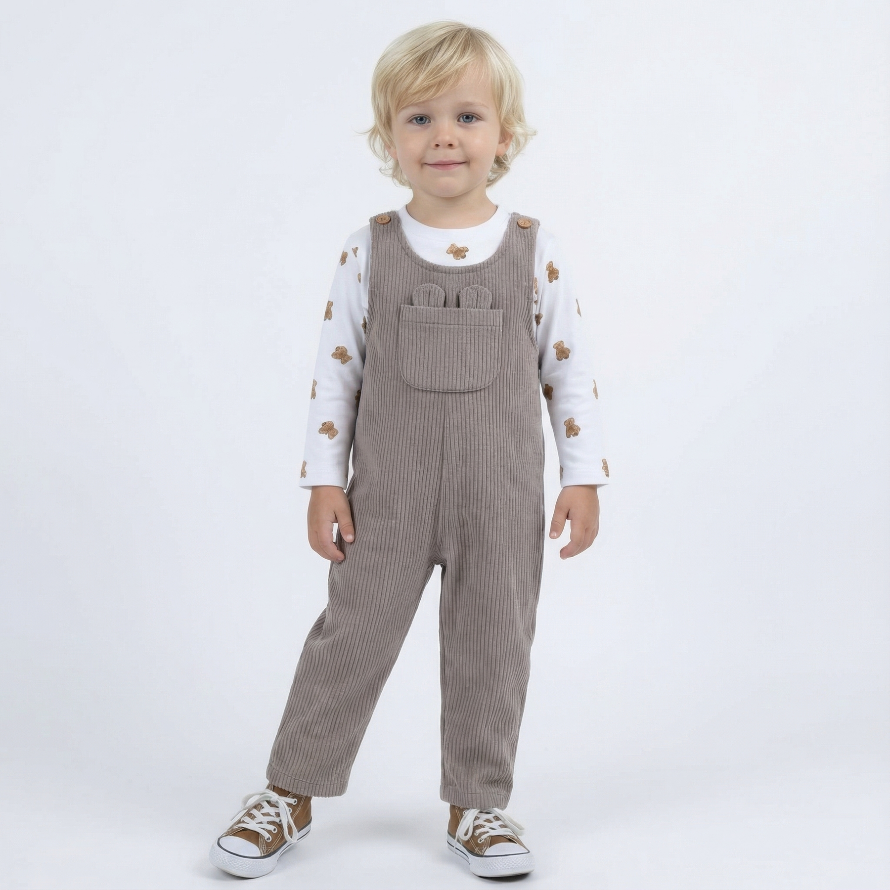 Teddy Erkek Salopet Takım