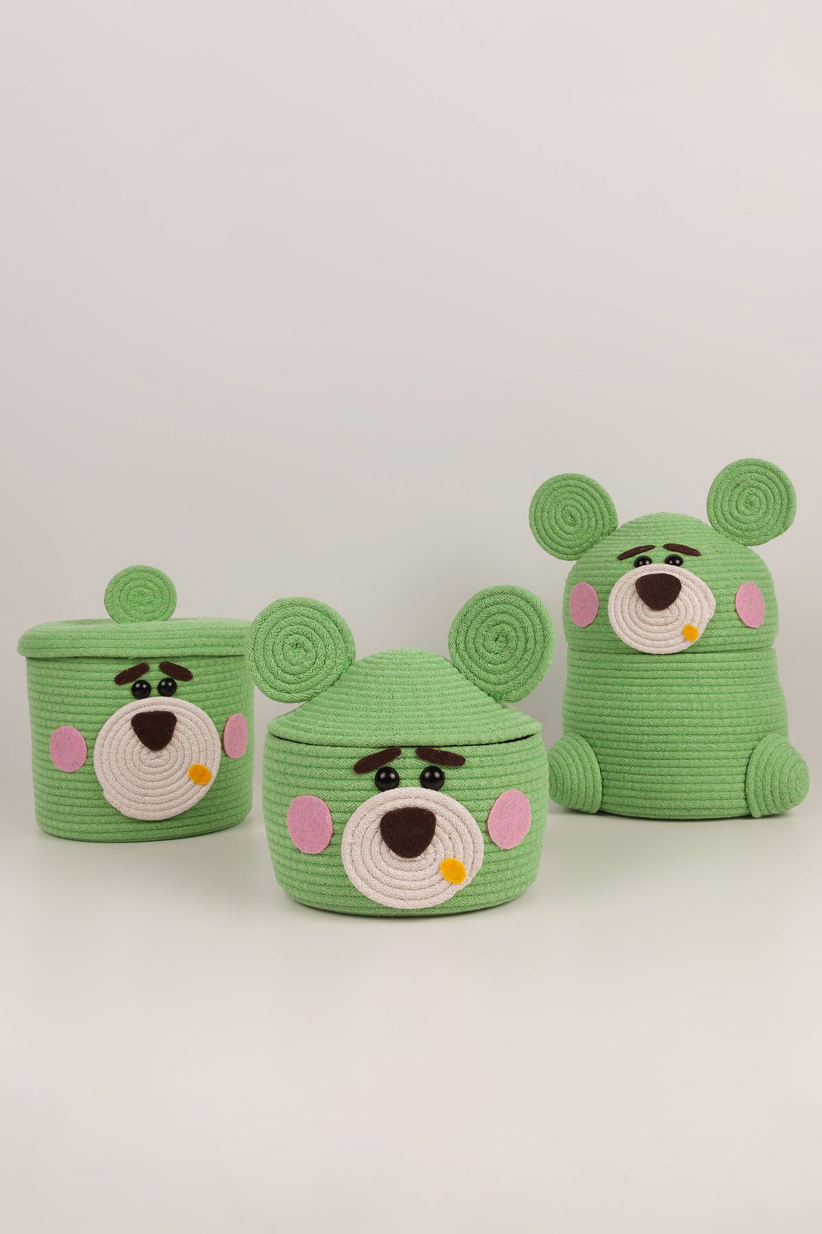 Yeşil Ayıcık Sepet Seti