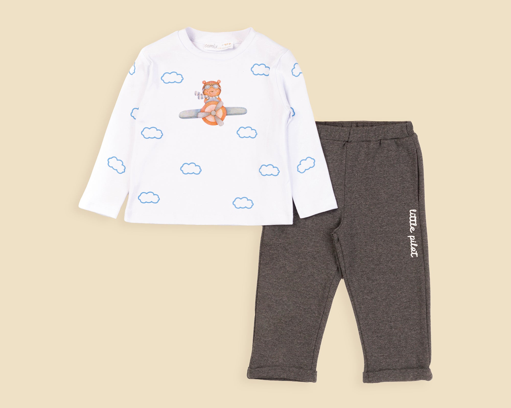 Little Pilot Erkek Bebek Takım
