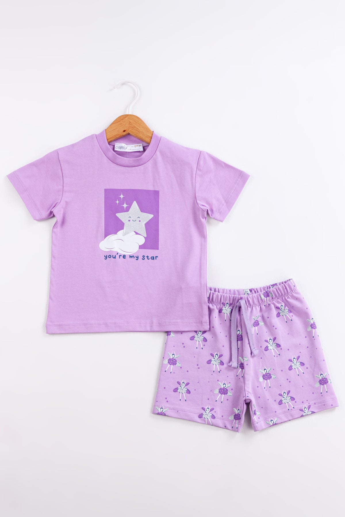 Fairy Kız Bebek Şortlu Takım