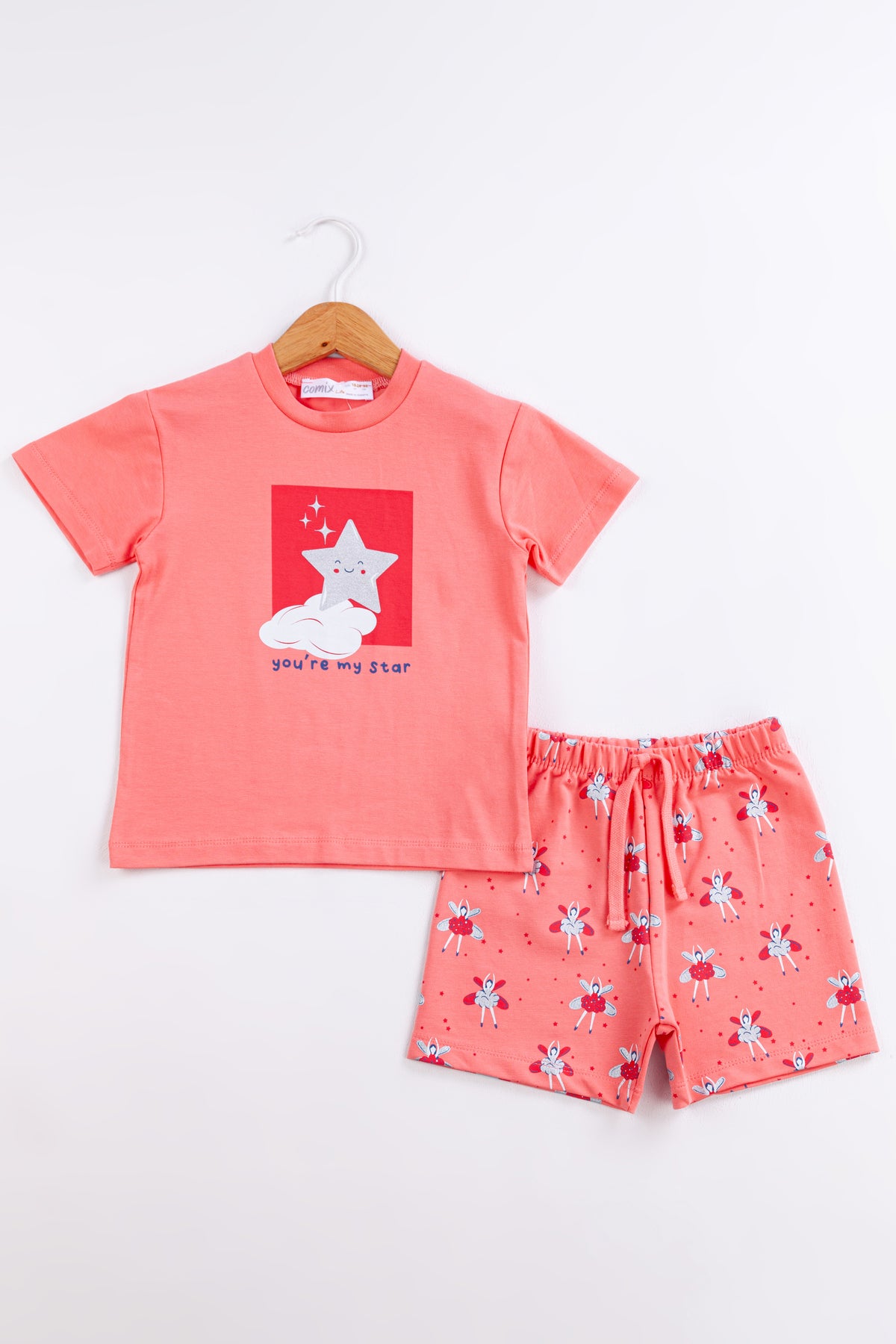 Fairy Kız Bebek Şortlu Takım