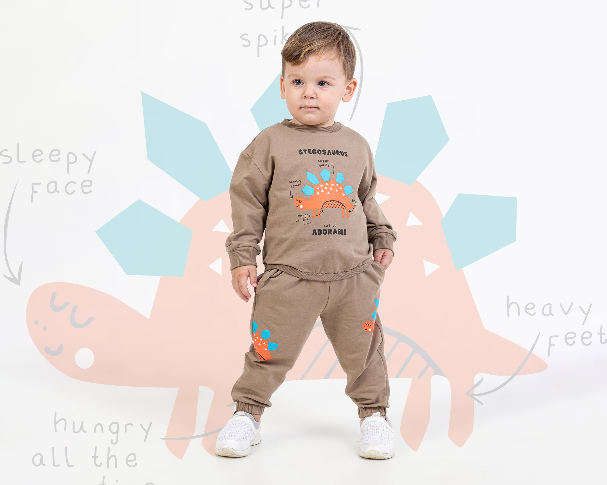 Stegosaurus Erkek Bebek Takım
