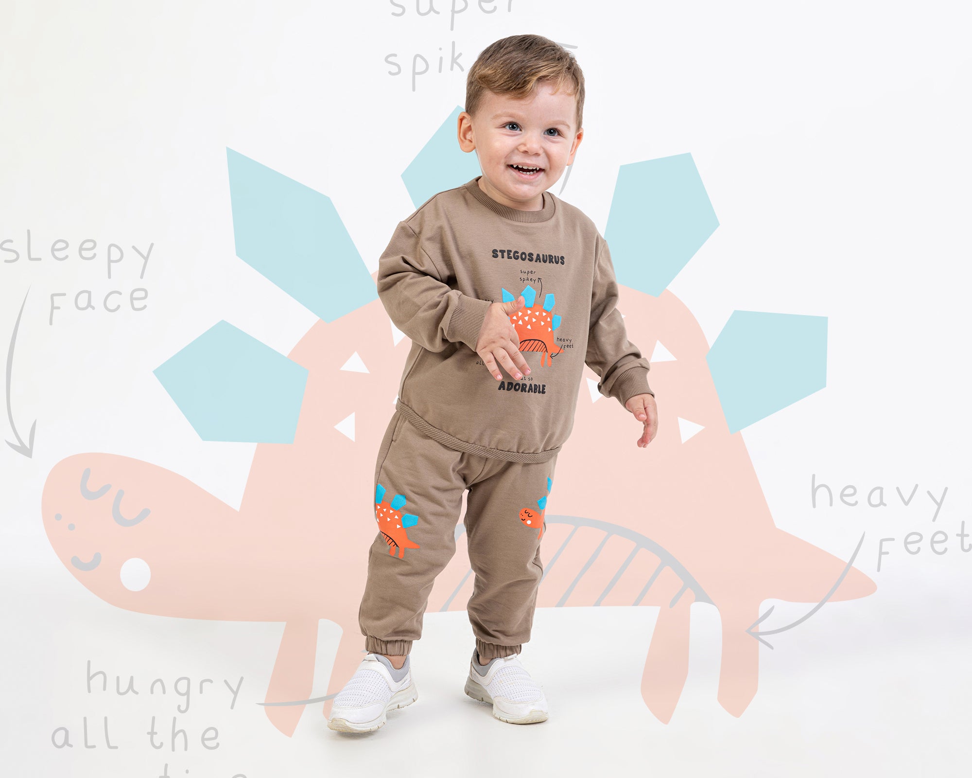 Stegosaurus Erkek Bebek Takım