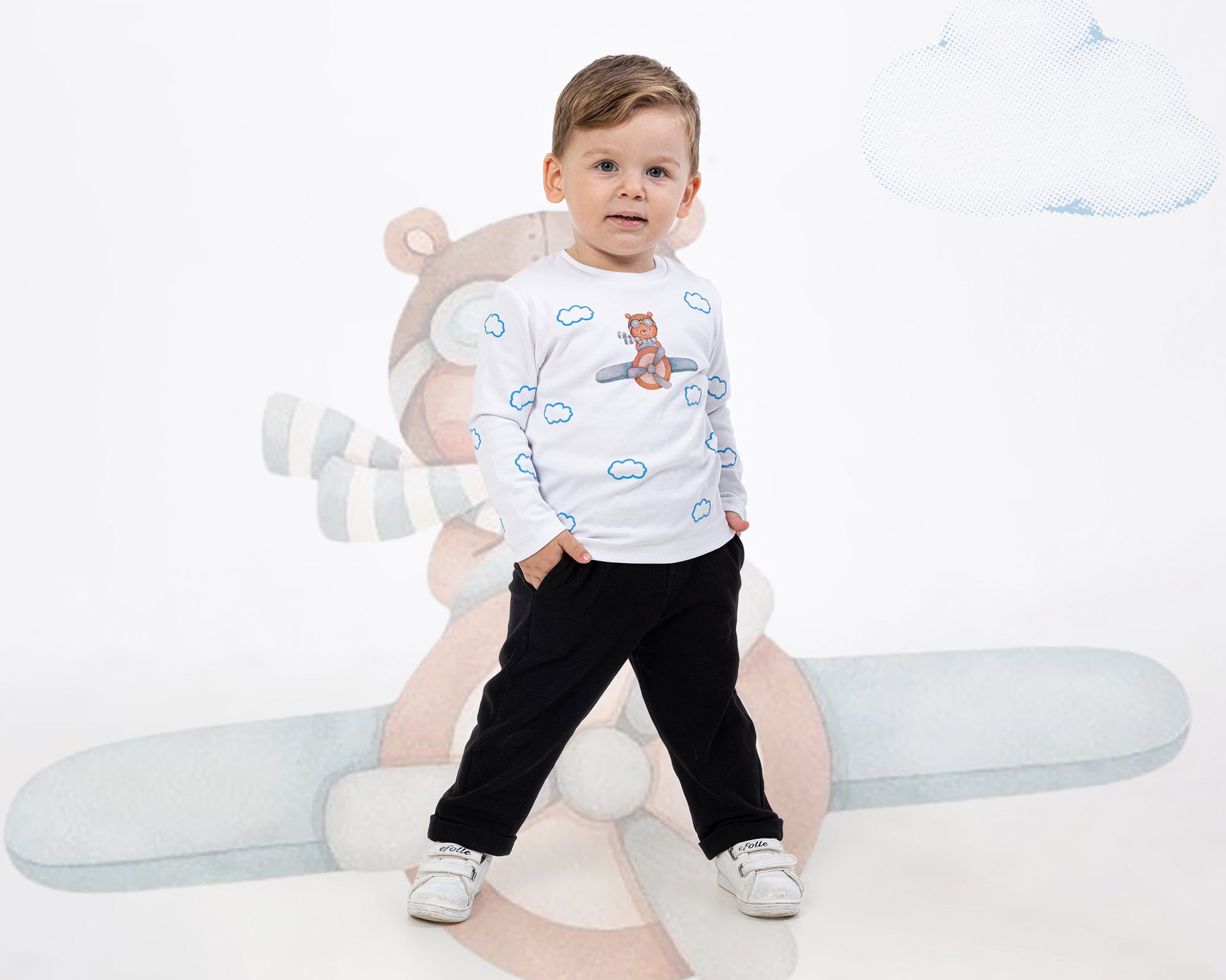 Little Pilot Erkek Bebek Takım