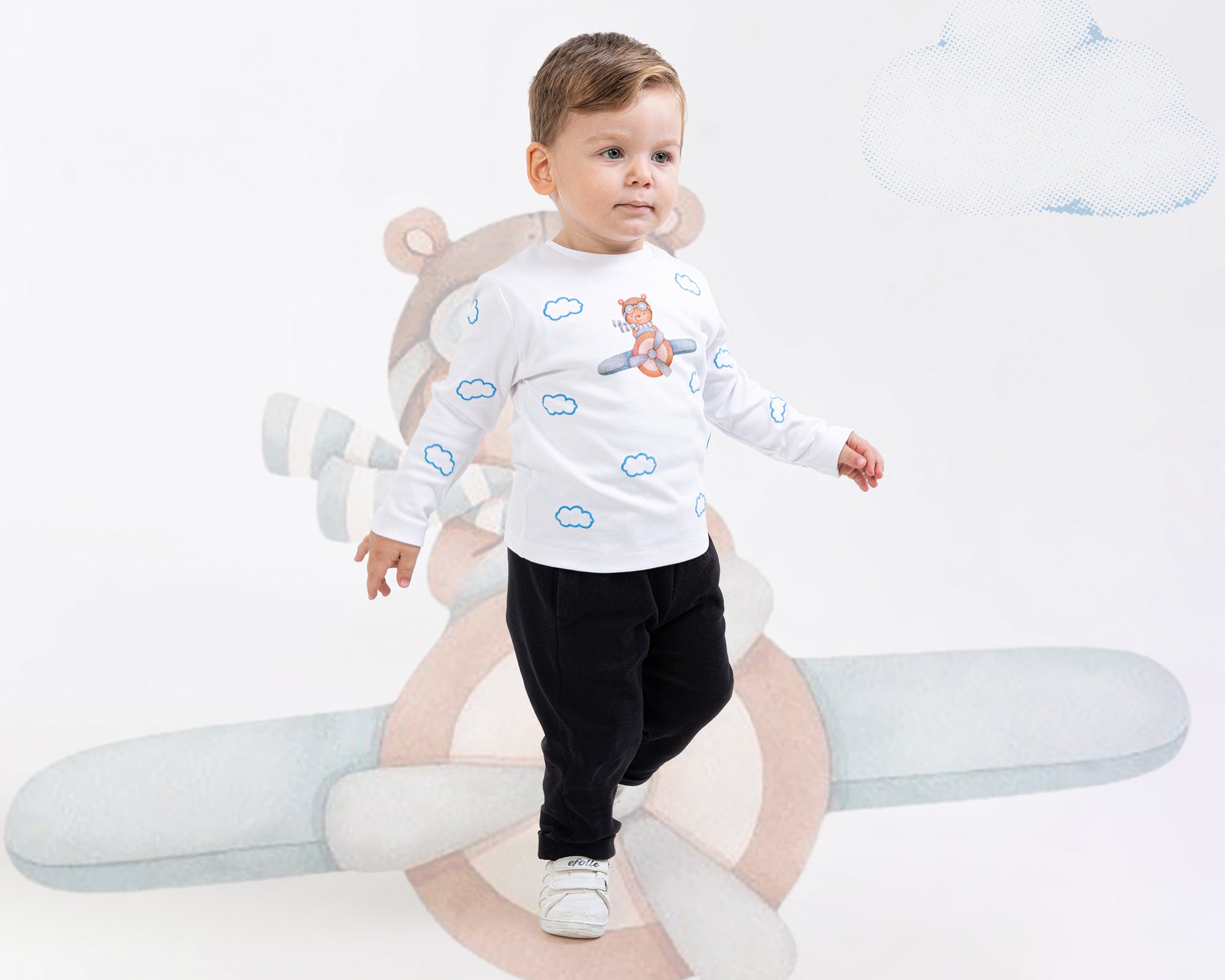 Little Pilot Erkek Bebek Takım