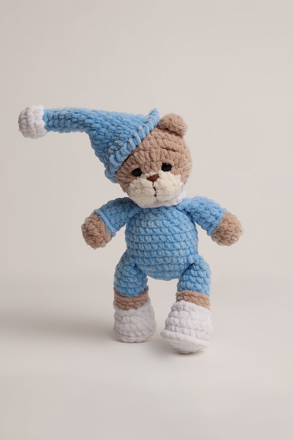 Peluş Uyku Ayıcığı - Mavi