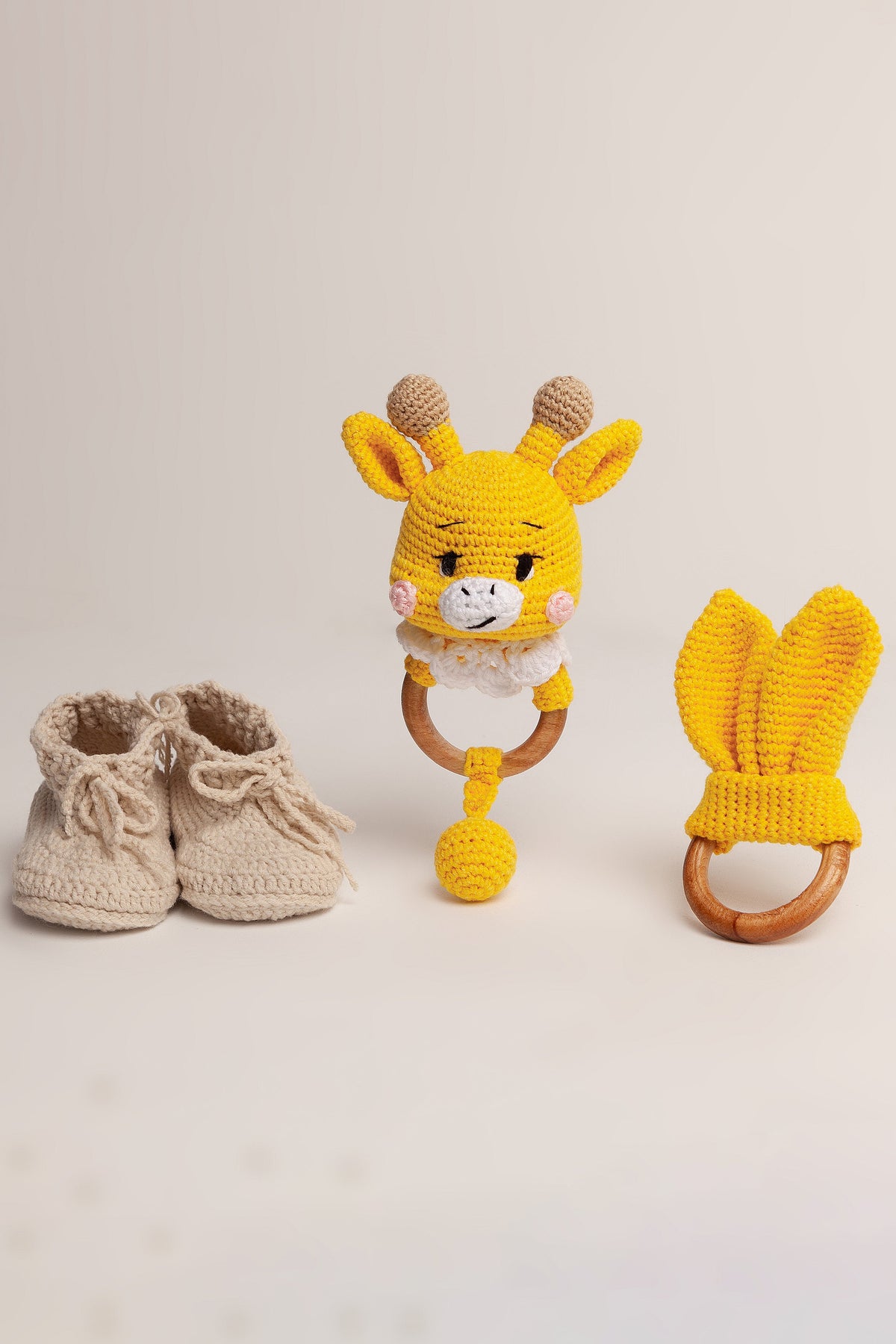 Güneşin Gülümsediği Zürafa Diş Kaşıyıcı Seti