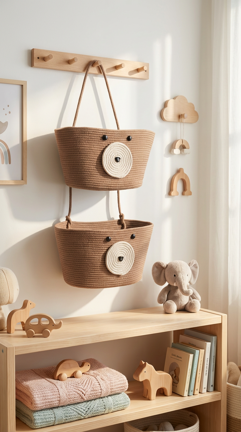 Bear Asmalı Sepet Seti