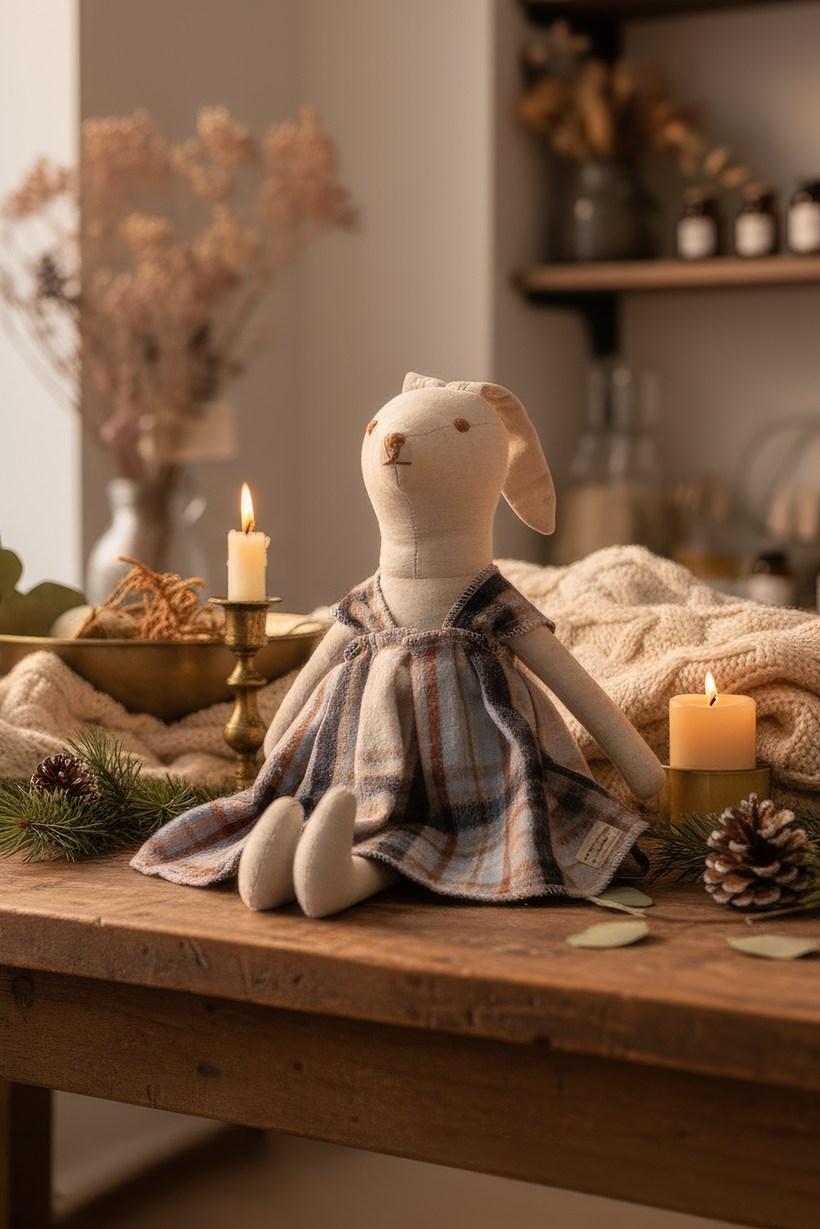 Winter Hearth Bunny
