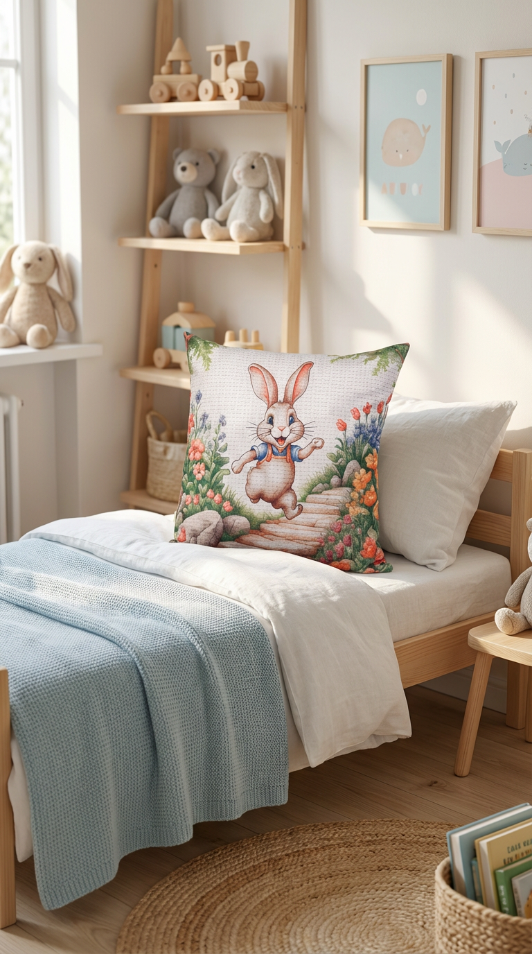 Hoppy Trails Kırlent Kılıfı