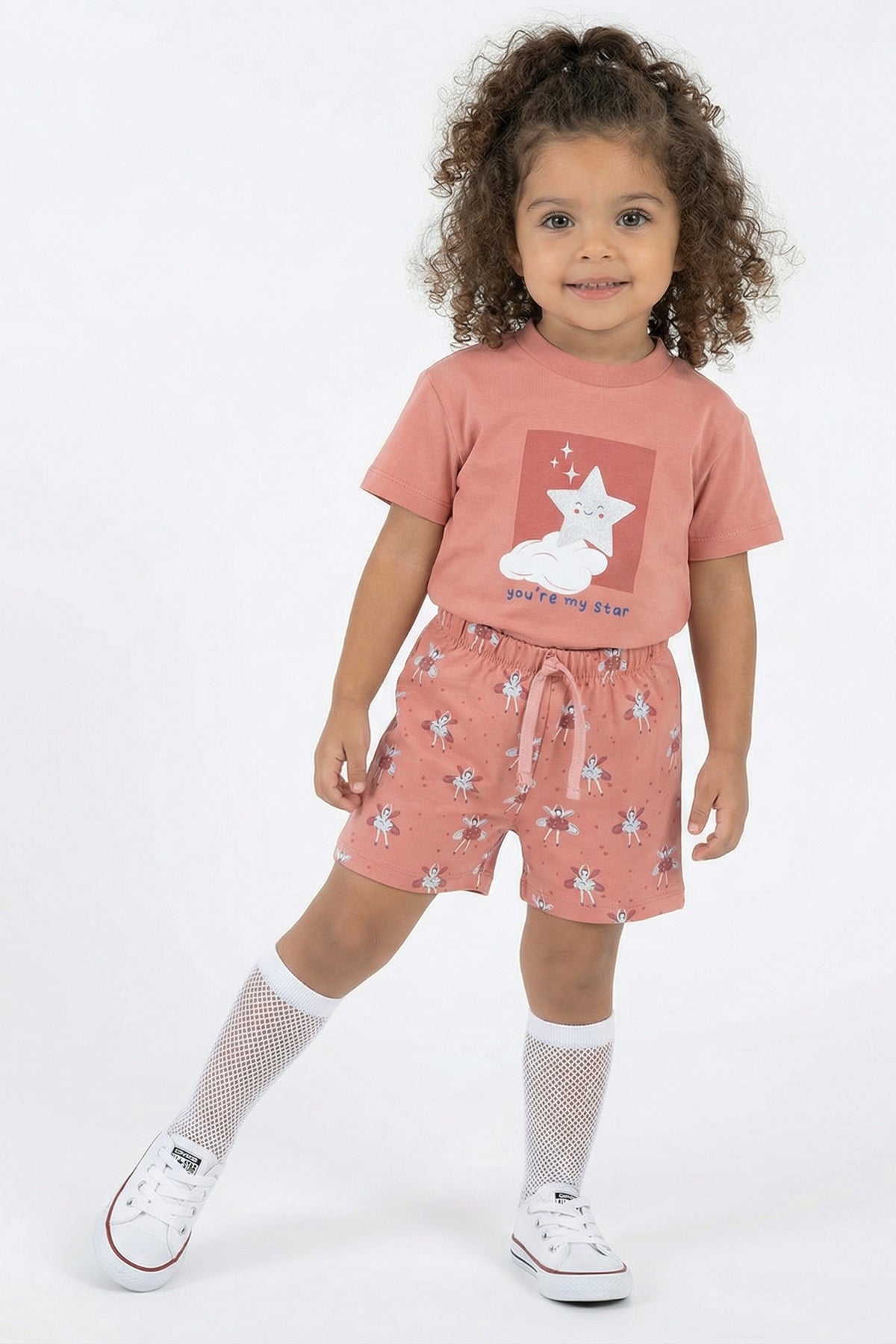 Fairy Kız Bebek Şortlu Takım